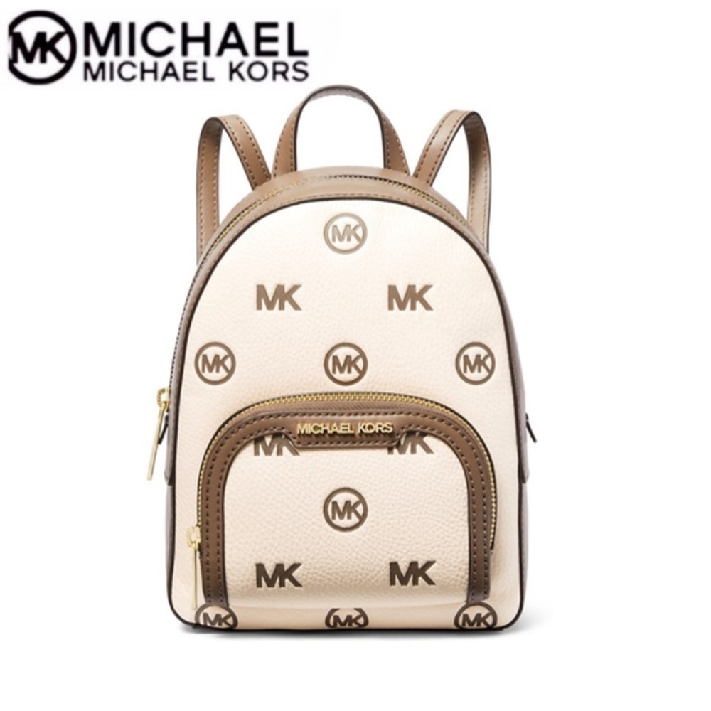 NWT MICHAEL KORS OUTLET Jaycee Extra-Small Logo Debossed Convertible Backpack
